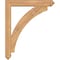 Ekena Millwork Thorton Arts and Crafts Smooth Bracket w/ Offset Brace, Western Red Cedar, 5 1/2"W x 30"D x 36"H BKT0604X30X36THR03SWR - alternate 2